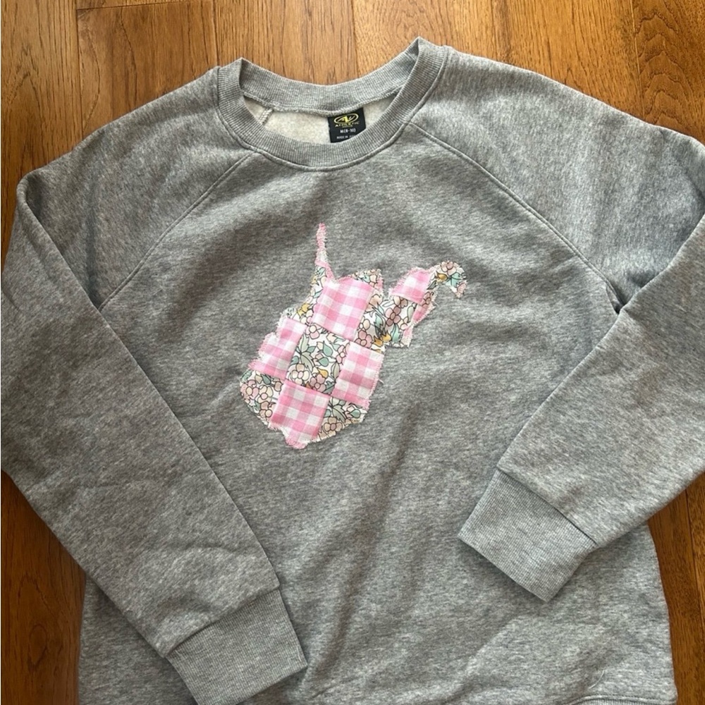 WV patchwork Crewneck